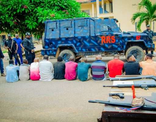 APC Primary: Ekiti police arrests 11 suspected political thugs, recovers arms, operational vehicles
