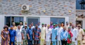 Ogundoyin Leads Oyo Lawmakers to Endorse Bimbo Adekanmbi as APM Gov. Aspirant At Strategic Breakfast Meeting