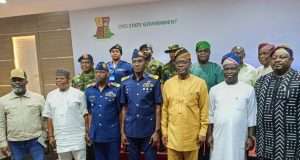 Makinde Receives Nigerian Air Force Delegation, Calls For Patience on Oriire Abduction