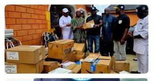 Oriire Kidnap: Oyo City Boy Movement Director, Onireti Donates Medical Supplies To Esinele Community, Supports Oyedokun’s Family With ₦1m, Scholarships