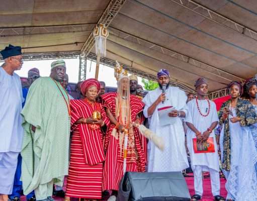 Oyo Speaker, Ogundoyin Joins Itabo Community to Celebrate Installation of Oba Oyedokun as New Onitabo