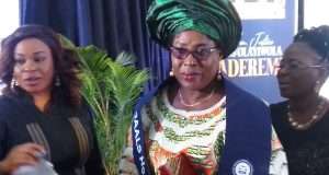 Queen Rashidat Ladoja Receives Women of Impact Award