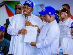 APC Presents INEC Nomination Form to Sharafadeen Alli, Unveils Adedeji as Oyo Deputy Governorship Candidate