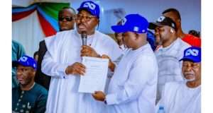 APC Presents INEC Nomination Form to Sharafadeen Alli, Unveils Adedeji as Oyo Deputy Governorship Candidate