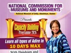 National Museum of Unity to Begin 2026 Adire Training on August 10, to Boost Production, Promote Self-Reliance
