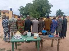Police Arrest 10 Suspected Human Parts Merchants, Recover Human Heart, Skull in Oyo