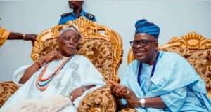 Dotun Sanusi Joins Tinubu-Shettima Campaign Council Delegation on Courtesy Visit to Olubadan
